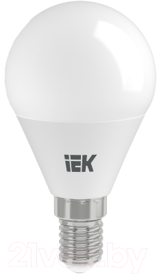Лампа IEK ECO G45 7Вт 230В 4000К E14 (LLE-G45-7-230-40-E14)