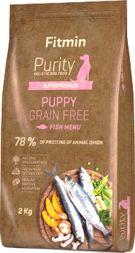 Сухой корм для собак Fitmin Purity Grain Free Fish (2кг)