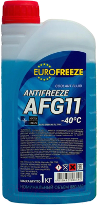 Антифриз Eurofreeze AFG 11 -40C / 52290 (1кг, синий)