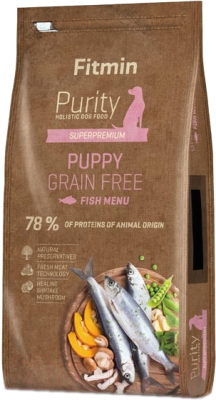 Сухой корм для собак Fitmin Purity Grain Free Fish (12кг)