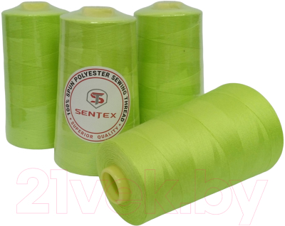 Набор швейных ниток Sentex 100% полиэстер 50/2 5000 ярдов 1091 (4шт)
