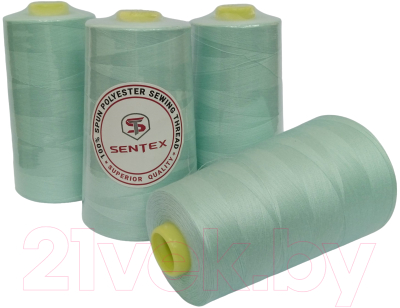 Набор швейных ниток Sentex 100% полиэстер 50/2 5000 ярдов 1105 (4шт)