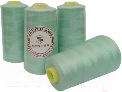 Набор швейных ниток Sentex 100% полиэстер 50/2 5000 ярдов 1106 (4шт)