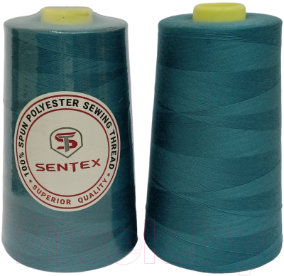 Набор швейных ниток Sentex 100% полиэстер 50/2 5000 ярдов 1111 (2шт)