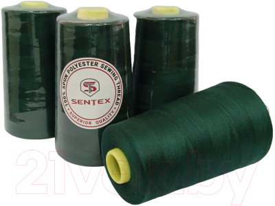 Набор швейных ниток Sentex 100% полиэстер 50/2 5000 ярдов 1117 (4шт)