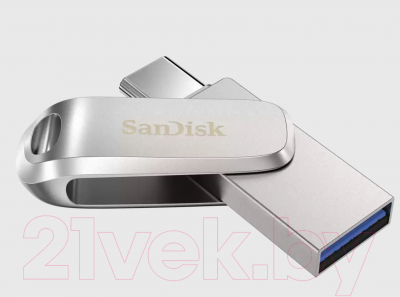 Usb flash накопитель SanDisk Ultra Dual Drive Luxe USB Type-C 256GB (SDDDC4-256G-G46)