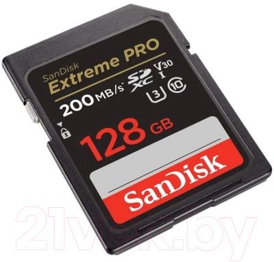 Карта памяти SanDisk Extreme PRO SDXC 128GB (SDSDXXD-128G-GN4IN)