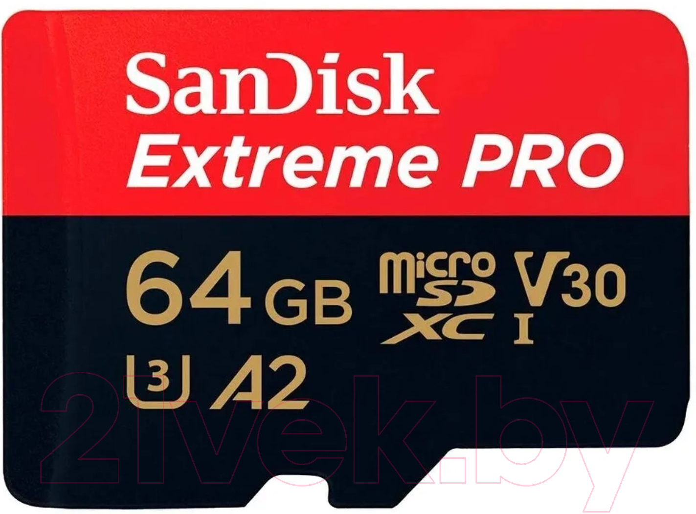 Карта памяти SanDisk Extreme PRO MicroSDXC 64GB + адаптер (SDSQXCU-064G-GN6MA)
