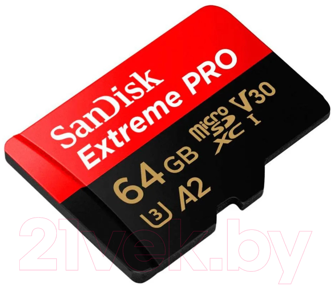 Карта памяти SanDisk Extreme PRO MicroSDXC 64GB + адаптер (SDSQXCU-064G-GN6MA)