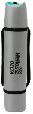 Палатка Helios Delta Комфорт двускатная / HS-ISDC-BG (бирюзовый/серый)