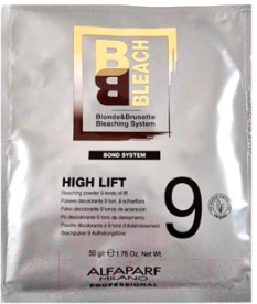 Порошок для осветления волос Alfaparf Milano BB Bleach Hight Lift До 9 уровня (50г)