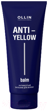 Оттеночный бальзам для волос Ollin Professional Anti-Yellow Антижелтый (250мл)
