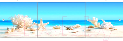 Экран для ванны МетаКам Премиум Арт 1.48 (песчаный берег)