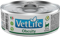 Влажный корм для кошек Farmina Vet Life Natural Diet Cat Obesity (85г) - 
