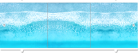 Экран для ванны МетаКам Премиум Арт 1.68 (морской прибой) - 