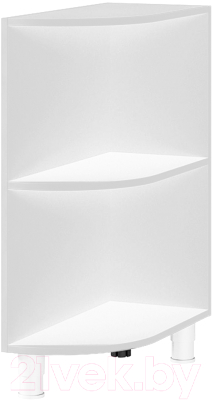 Угловое окончание для кухни BTS Монро 3УР (белый)