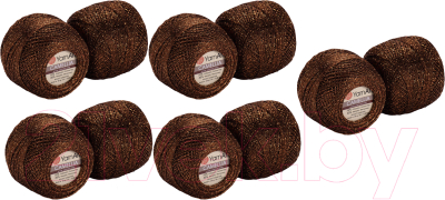 Набор пряжи для вязания Yarnart Камеллия 20г 190м / 422 (10шт, темно-коричневый)