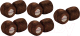Набор пряжи для вязания Yarnart Камеллия 20г 190м / 422 (10шт, темно-коричневый) - 