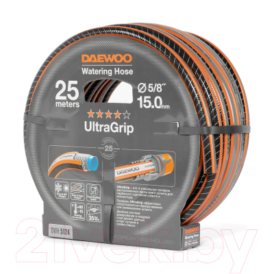 Шланг поливочный Daewoo Power UltraGrip DWH / 5124 (25м)