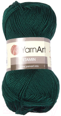 Набор пряжи для вязания Yarnart Этамин 30гр 180м / 443 (10шт, зеленый изумруд)