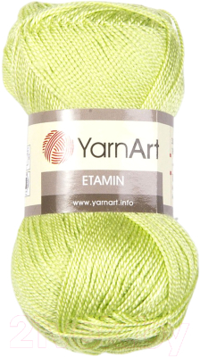 Набор пряжи для вязания Yarnart Этамин 30гр 180м / 452 (10шт, светло-зеленый)
