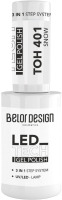 Гель-лак для ногтей Belor Design Led Tech тон 401 (6мл) - 