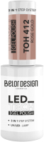 Гель-лак для ногтей Belor Design Led Tech тон 412 (6мл) - 