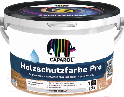 Краска Caparol Holzschutzfarbe Pro База 1 (1.25л)