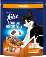 Сухой корм для кошек Felix Двойная вкуснятина с птицей (10кг) - 