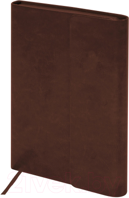 Ежедневник Brauberg Magnetic X / 113280 (коричневый)
