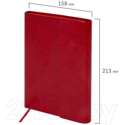 Ежедневник Brauberg Magnetic X / 113281 (красный)