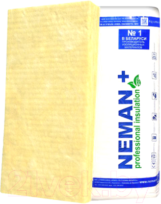 Минеральная вата Неман+ П-15 1220x610x50мм