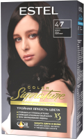 Крем-краска для волос Estel Color Signature 4/7 (мокко) - 