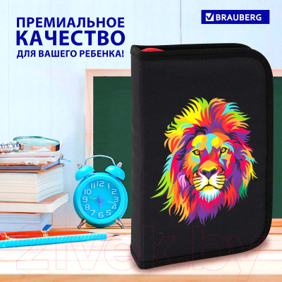 Изображение товара Пенал Brauberg Colorful Lion / 270725