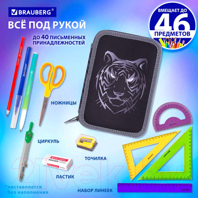 Изображение товара Пенал Brauberg Tiger / 271551