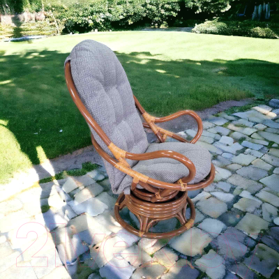 Кресло садовое Мир Ротанга 05/01В (коньяк/коричневый)