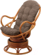 Кресло садовое Мир Ротанга 05/01В (коньяк/коричневый) - 