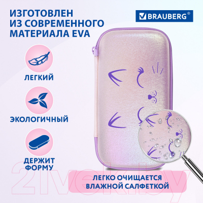 Изображение товара Пенал Brauberg Shiny. Cheerful / 271554