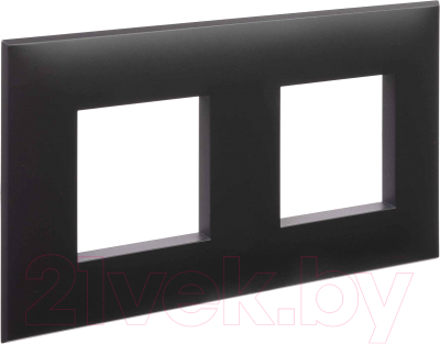 Рамка для выключателя DKC Avanti / 4412904 (черный матовый)