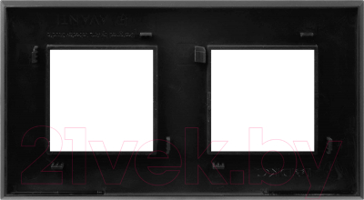 Рамка для выключателя DKC Avanti / 4412904 (черный матовый)