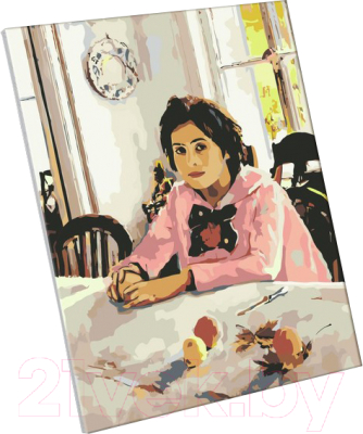 Картина по номерам Школа талантов Девочка с персиками / 5135011