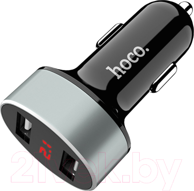 Адаптер питания автомобильный Hoco Z26 (черный)