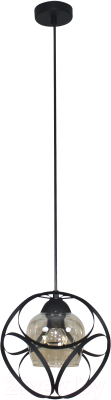 Потолочный светильник Элетех Романо 211 НСБ 01-60-181 Е27 / 1005405227 (черный муар)