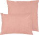 Комплект наволочек Luxsonia Махра 70x70 / Мр0020-5 (2шт, розовый) - 