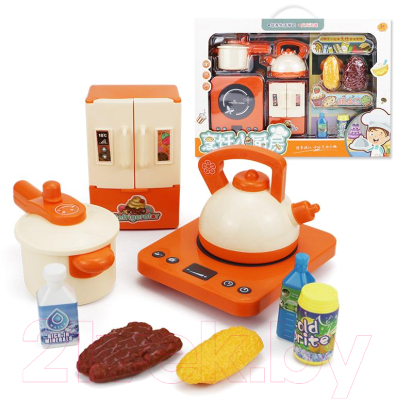 Детская кухня Sharktoys С плитой и холодильником / 260000023