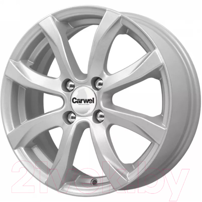 Литой диск Carwel Омикрон 15x6" 4x100мм DIA 67.1мм ET 45мм SB