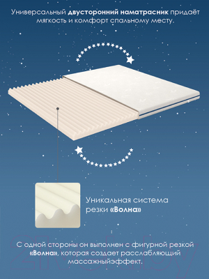 Наматрасник ортопедический AMI Memory Foam 120x200