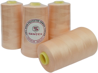 Набор швейных ниток Sentex 100% полиэстер 50/2 5000 ярдов 1031 (4шт) - 