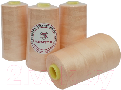 Набор швейных ниток Sentex 100% полиэстер 50/2 5000 ярдов 1031 (4шт)