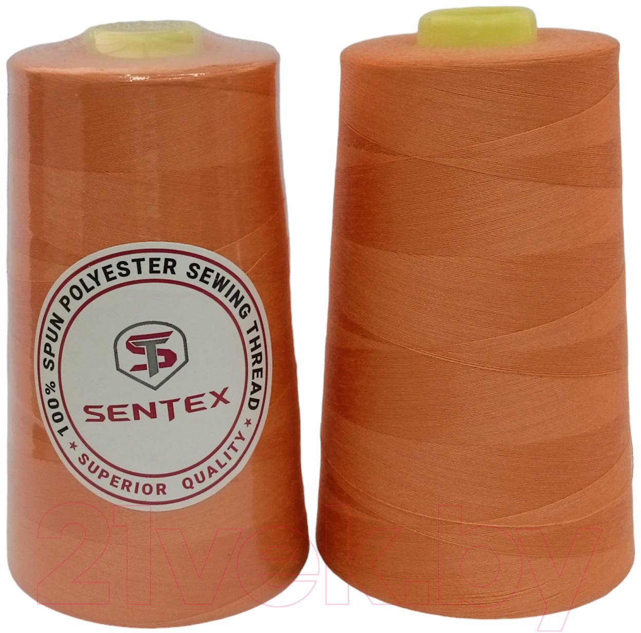 Набор швейных ниток Sentex 100% полиэстер 50/2 5000 ярдов 1041 (2шт) — фото 1